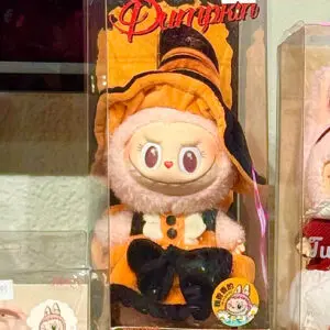 Mokoko Magic of Pumpkin keychain doll inside box