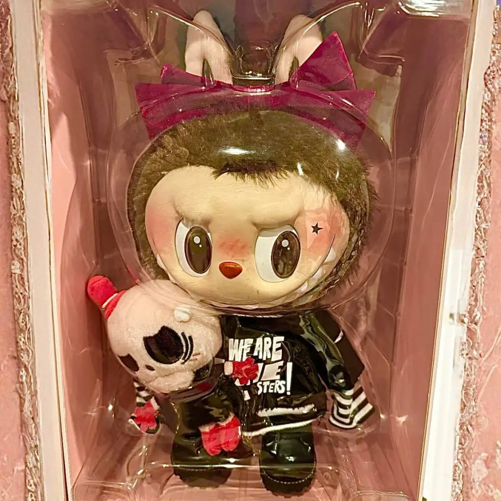 labubu Catch Me If You Like Me regular version plush doll inside box packaging