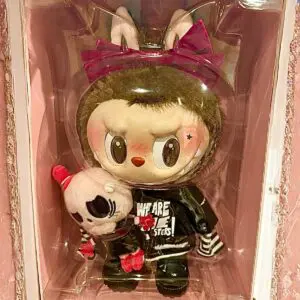 labubu Catch Me If You Like Me regular version plush doll inside box packaging