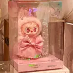 Mokoko Jump Into Summer keychain doll inside original box packaging