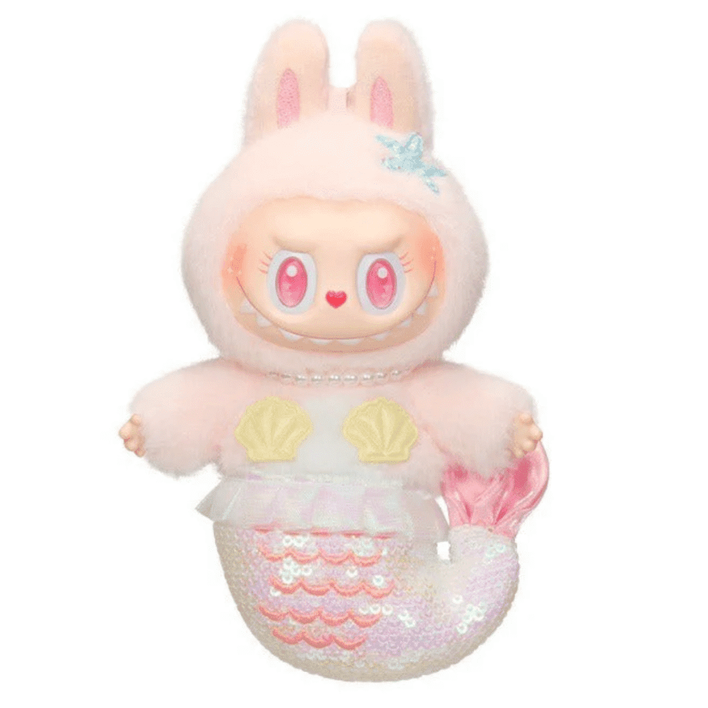 Mokoko Mermaid keychain doll front view