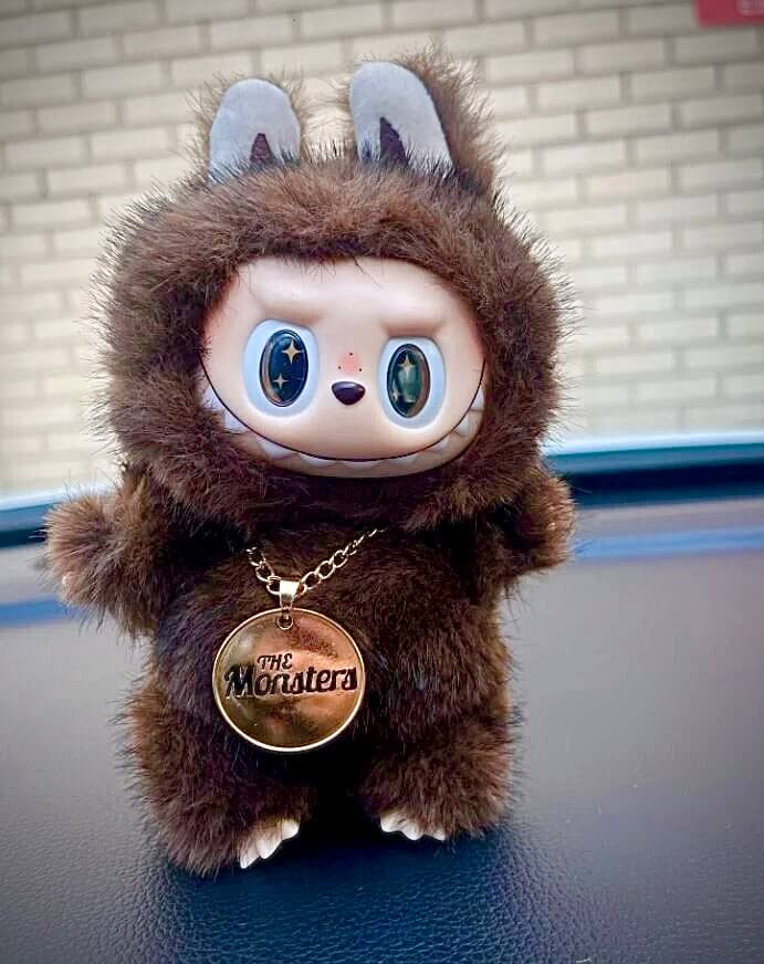 Labubu zimomo I found you keychain pendant