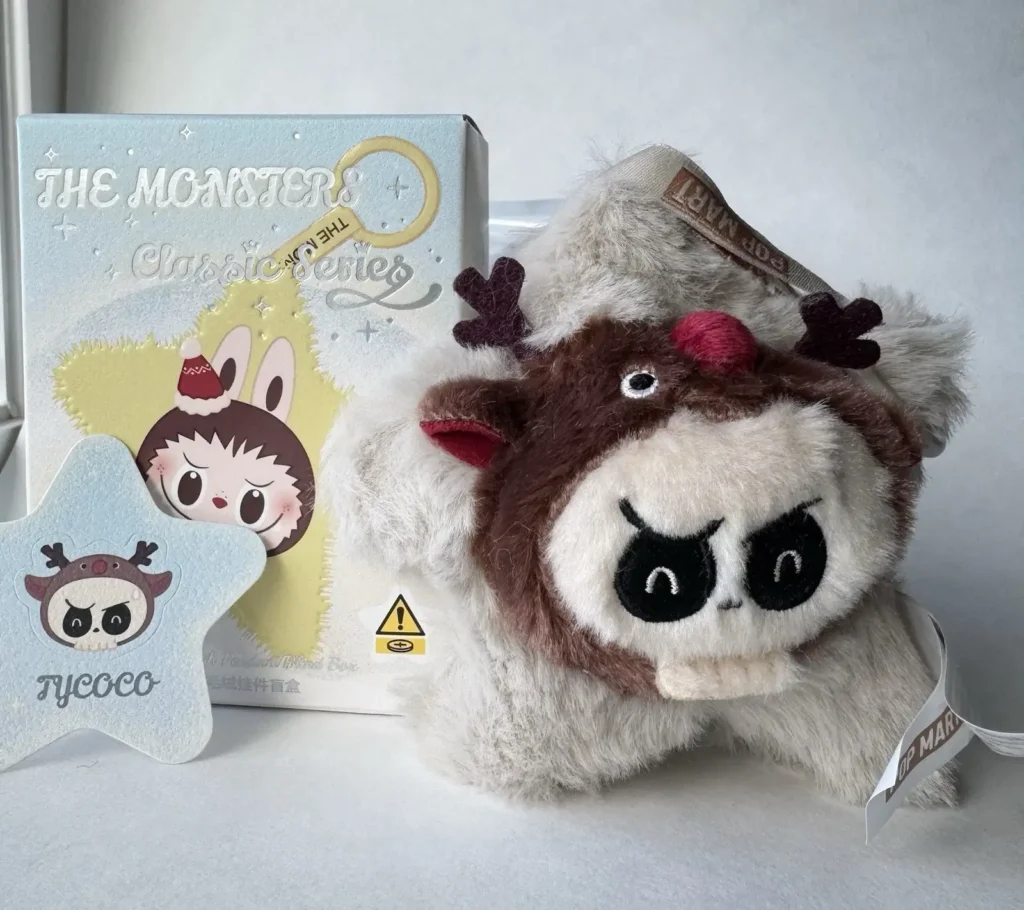 Tycoco Labubu boyfriend Sparkly Plush pendant classic series