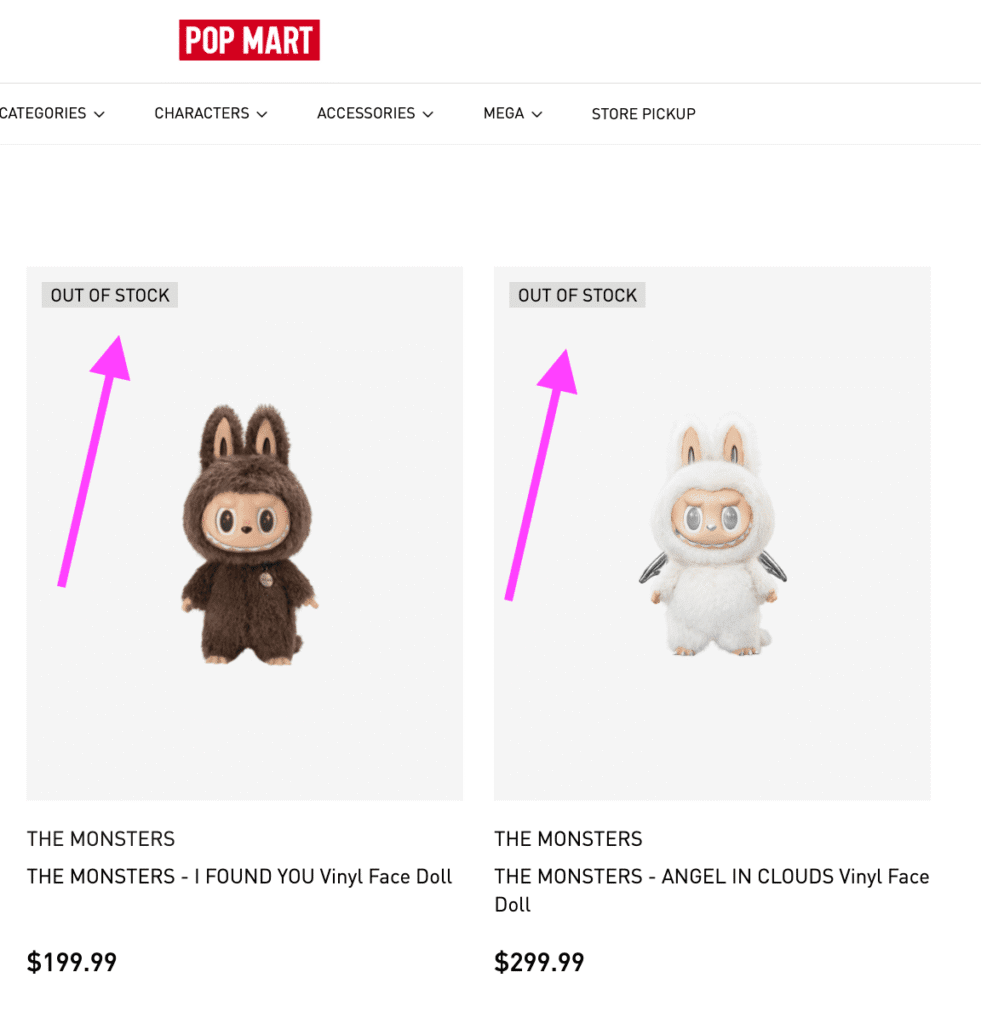 Zimomo popmart all sold out