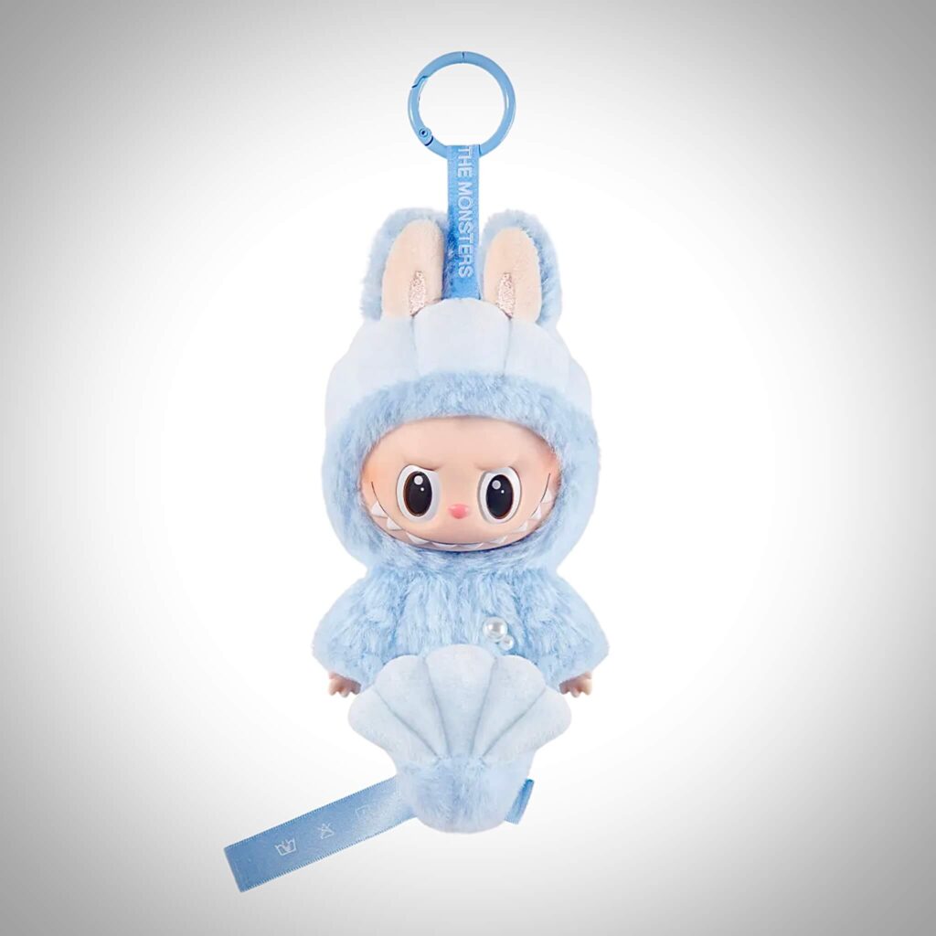 Labubu hide and seek white background