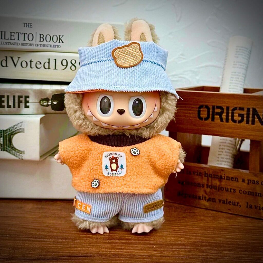 labubu clothing orange shirt hat