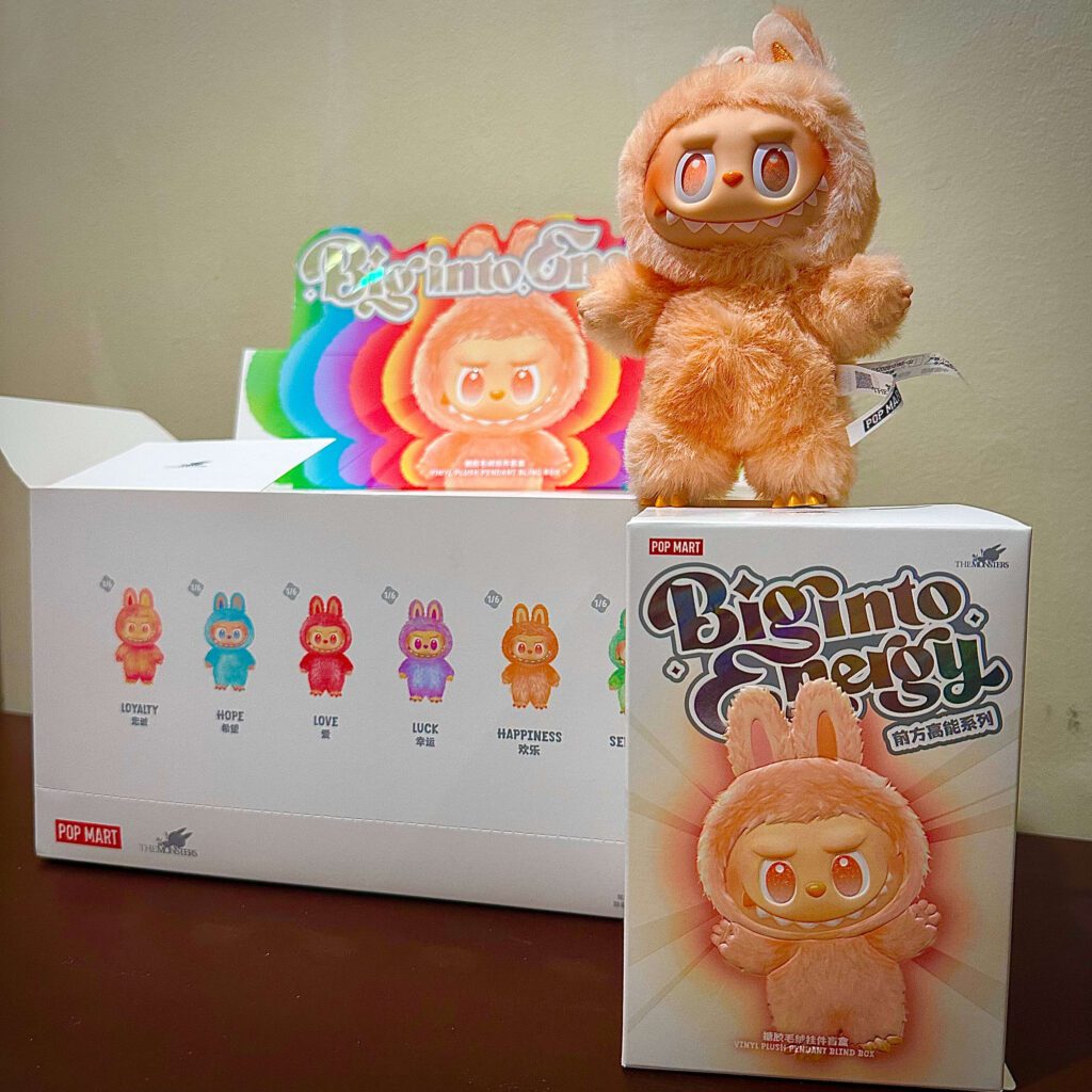 labubu big into energy happiness unboxed