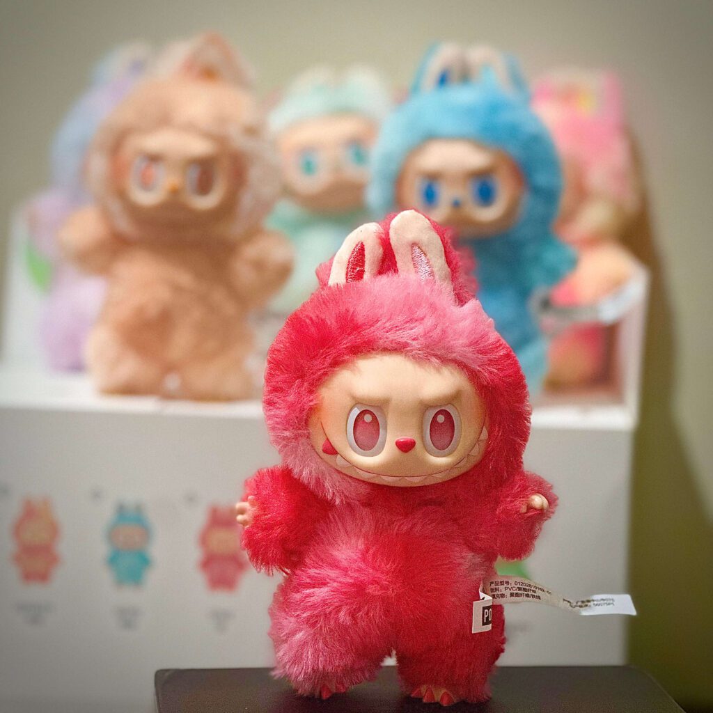 labubu big into energy love portrait