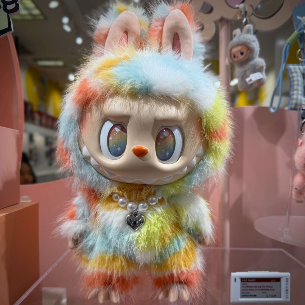 Labubu Rock the Universe Display Popmart store