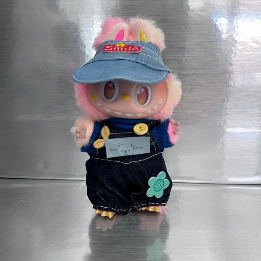 loyalty labubu clothes black overall set