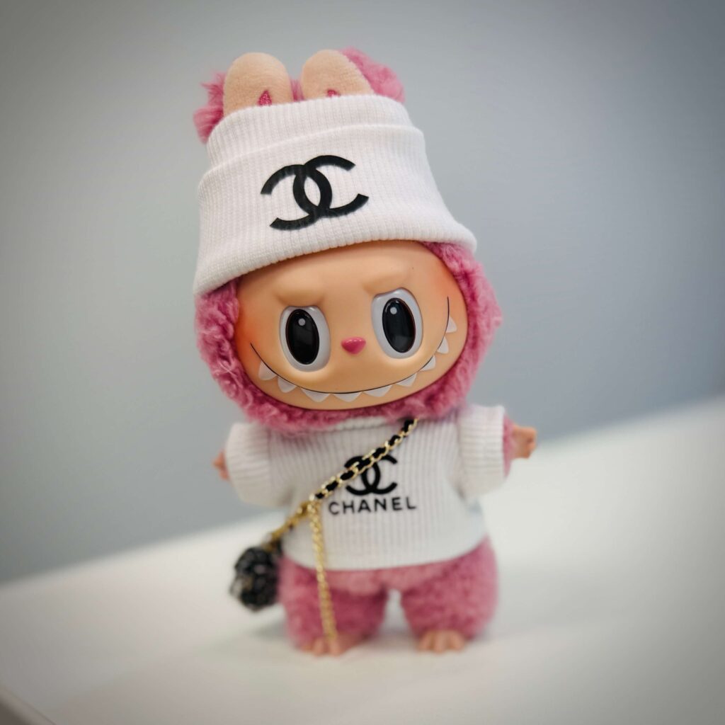 lychee berry labubu exciting macaron v1 series in Labubu chanel clothes