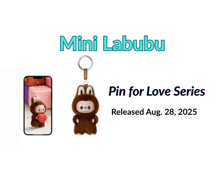 Mini Labubu Pin for Love V4 Release