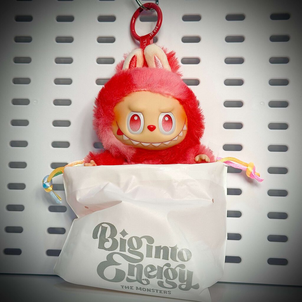 labubu big into energy love inside pouch