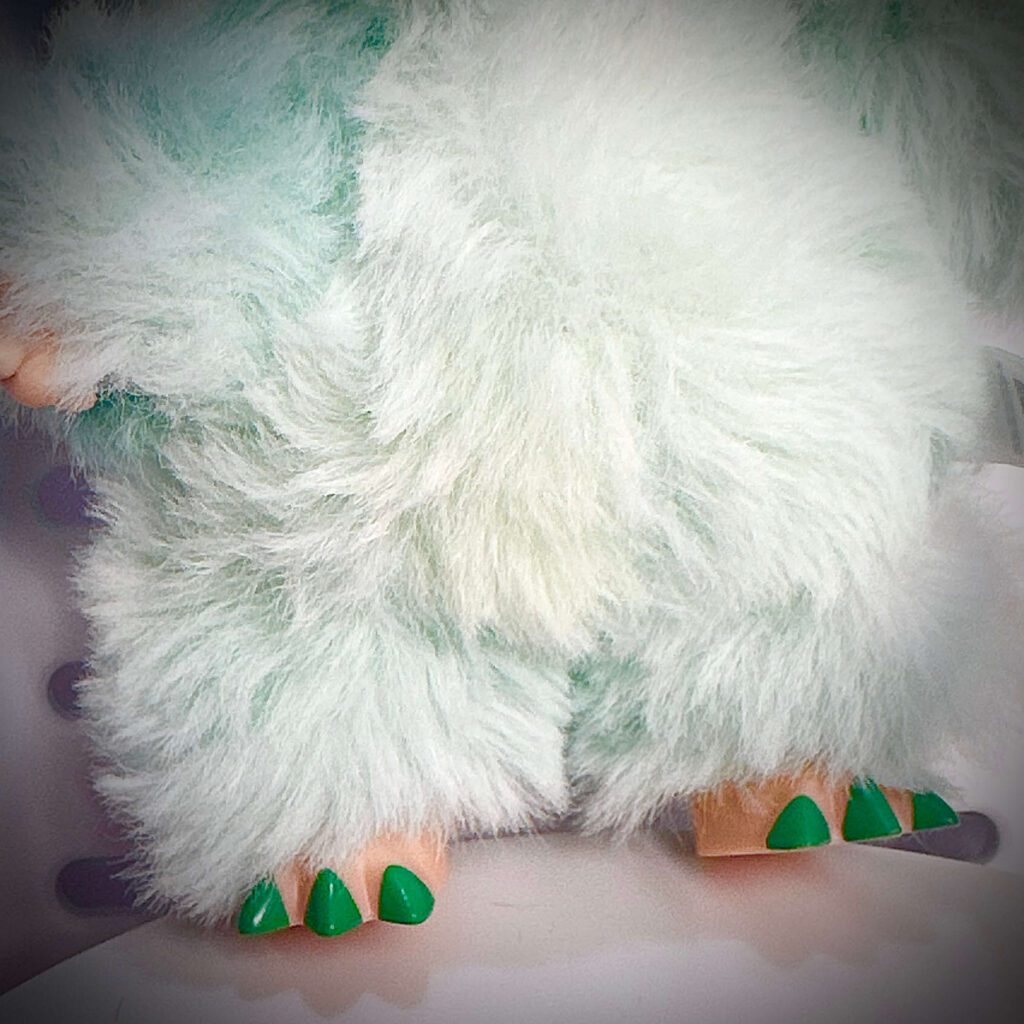 labubu big into energy serenity feet