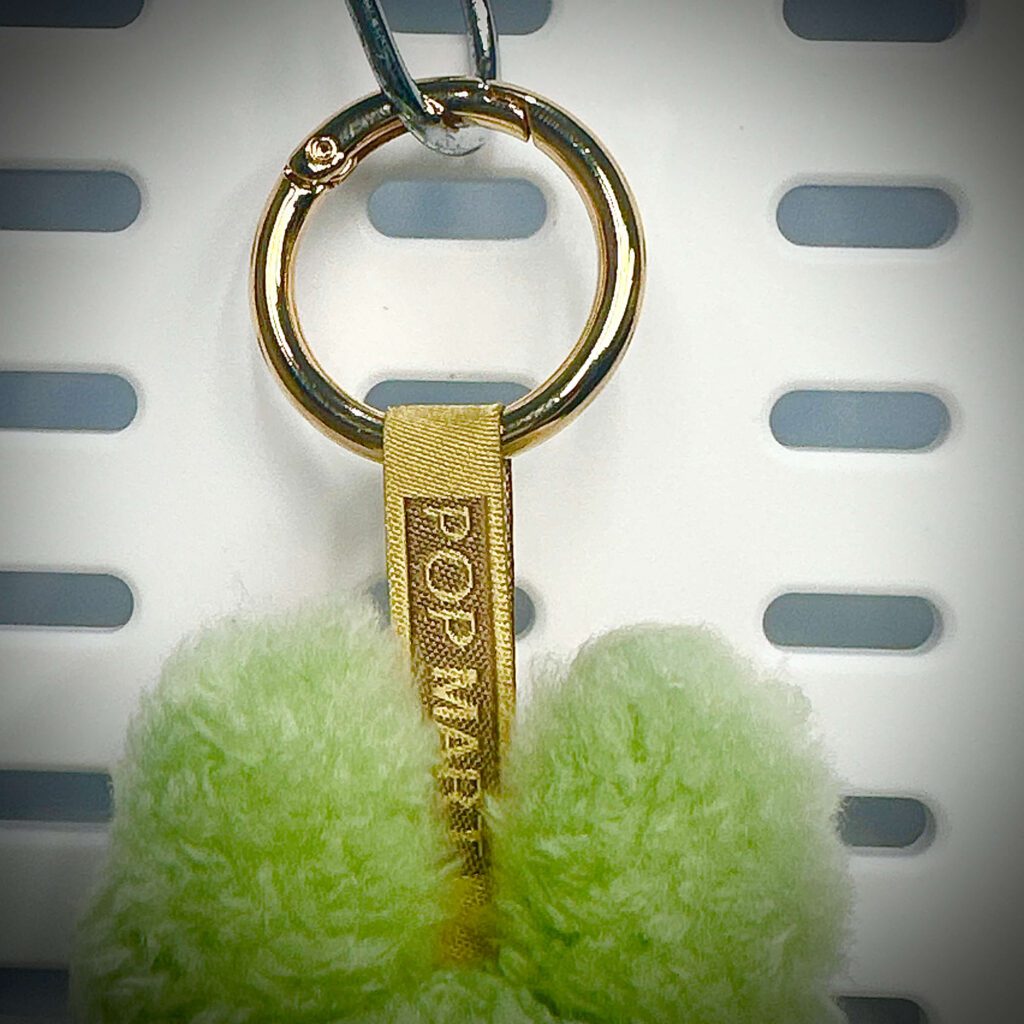 labubu exciting macaron green grape lanyard back