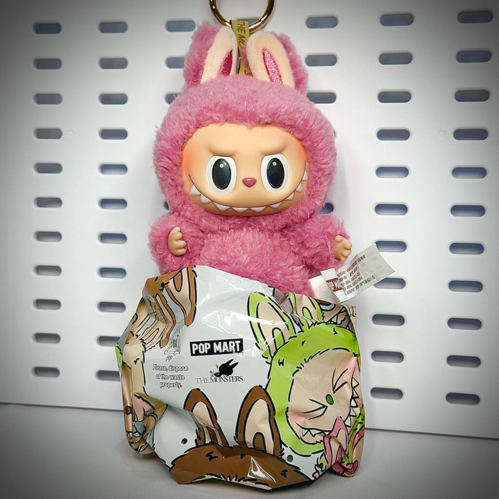 labubu exciting macaron lychee berry inside pouch
