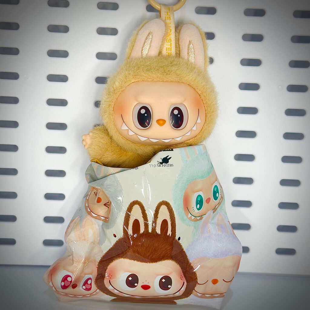 labubu have a seat baba inside pouch