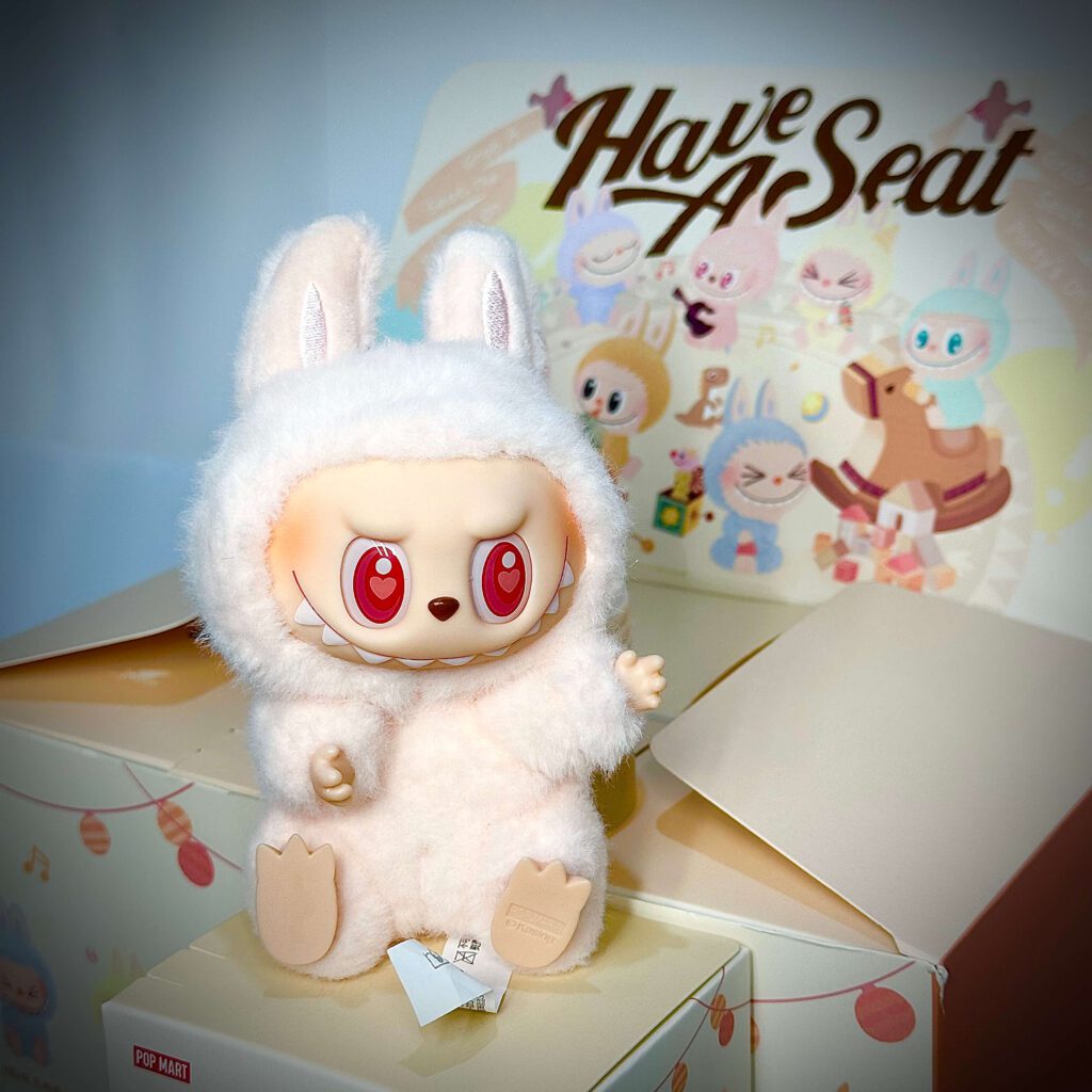 labubu have a seat dada boxes backdrop