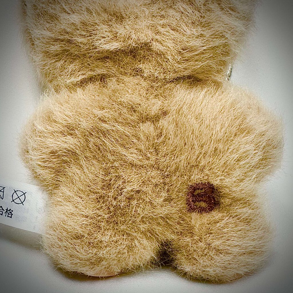 mini labubu pin for love b belief embroidered back