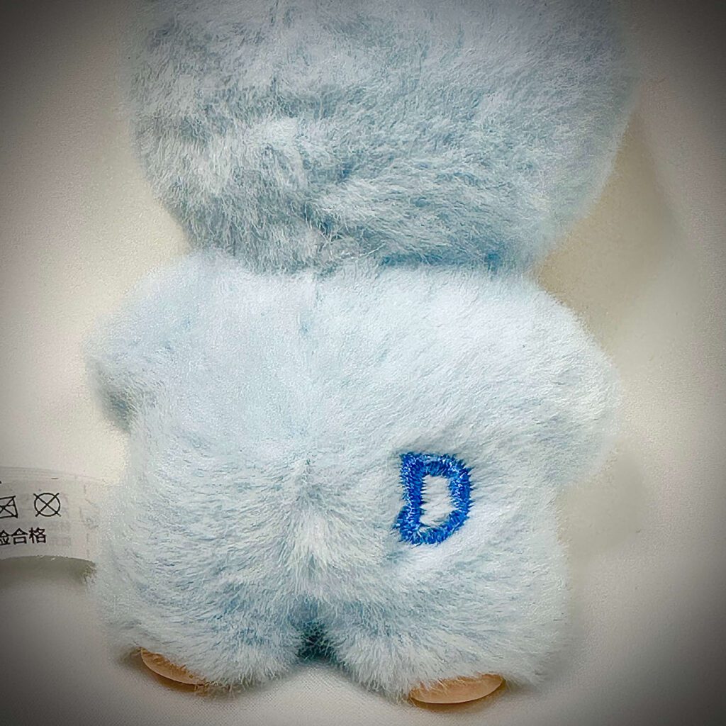 mini labubu pin for love d dollar embroidered back