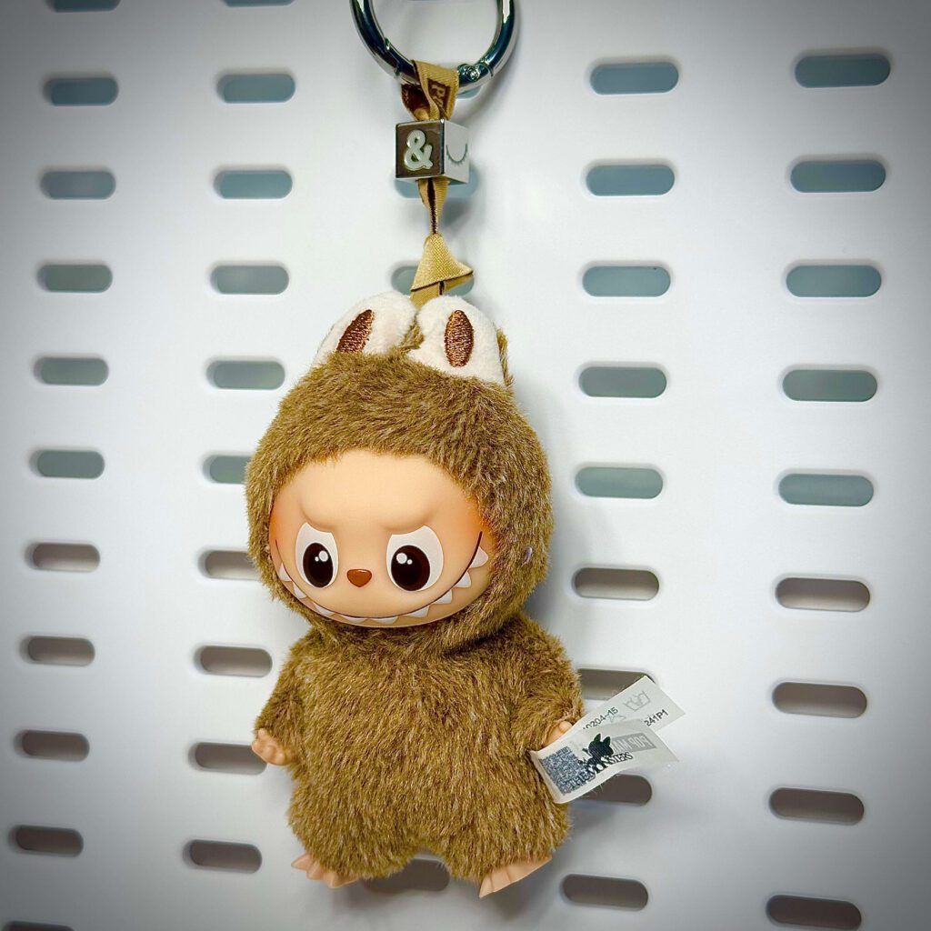 mini labubu pin for love & lanyard