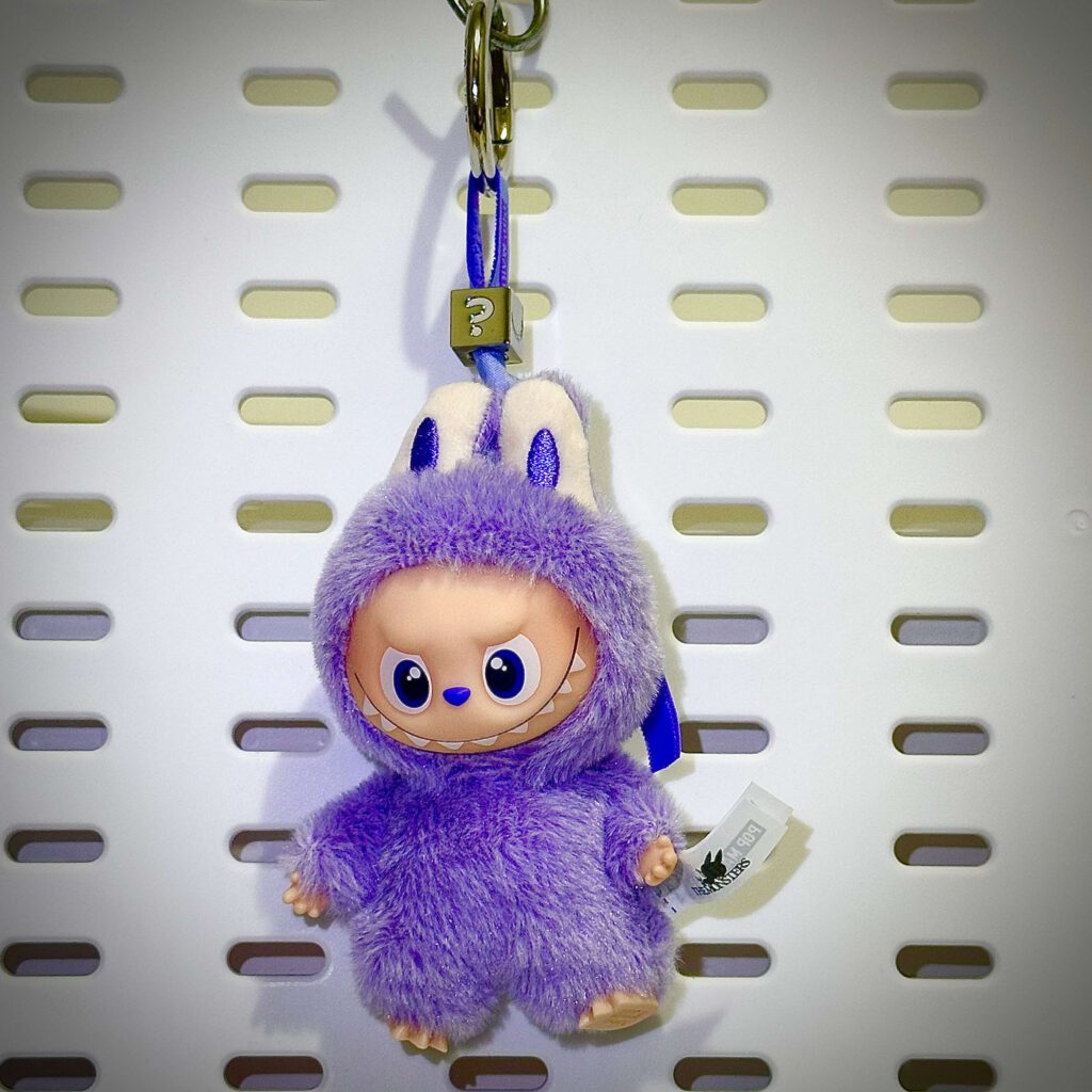mini labubu pin for love lanyard