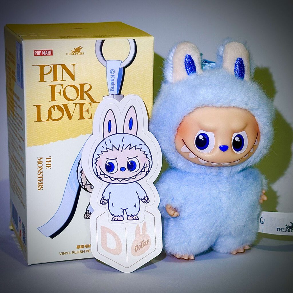 mini labubu pin for love v4 d dollar box with sticker name