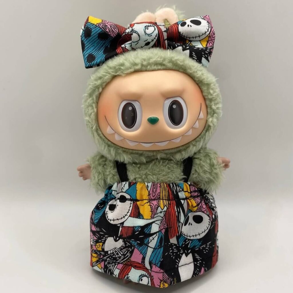 labubu green nightmare before christmas halloween costume