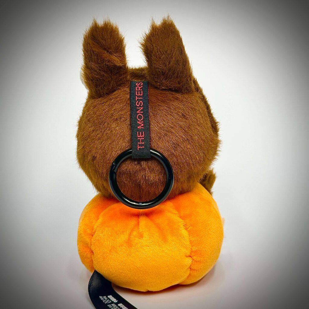 labubu halloween pumpkin back view