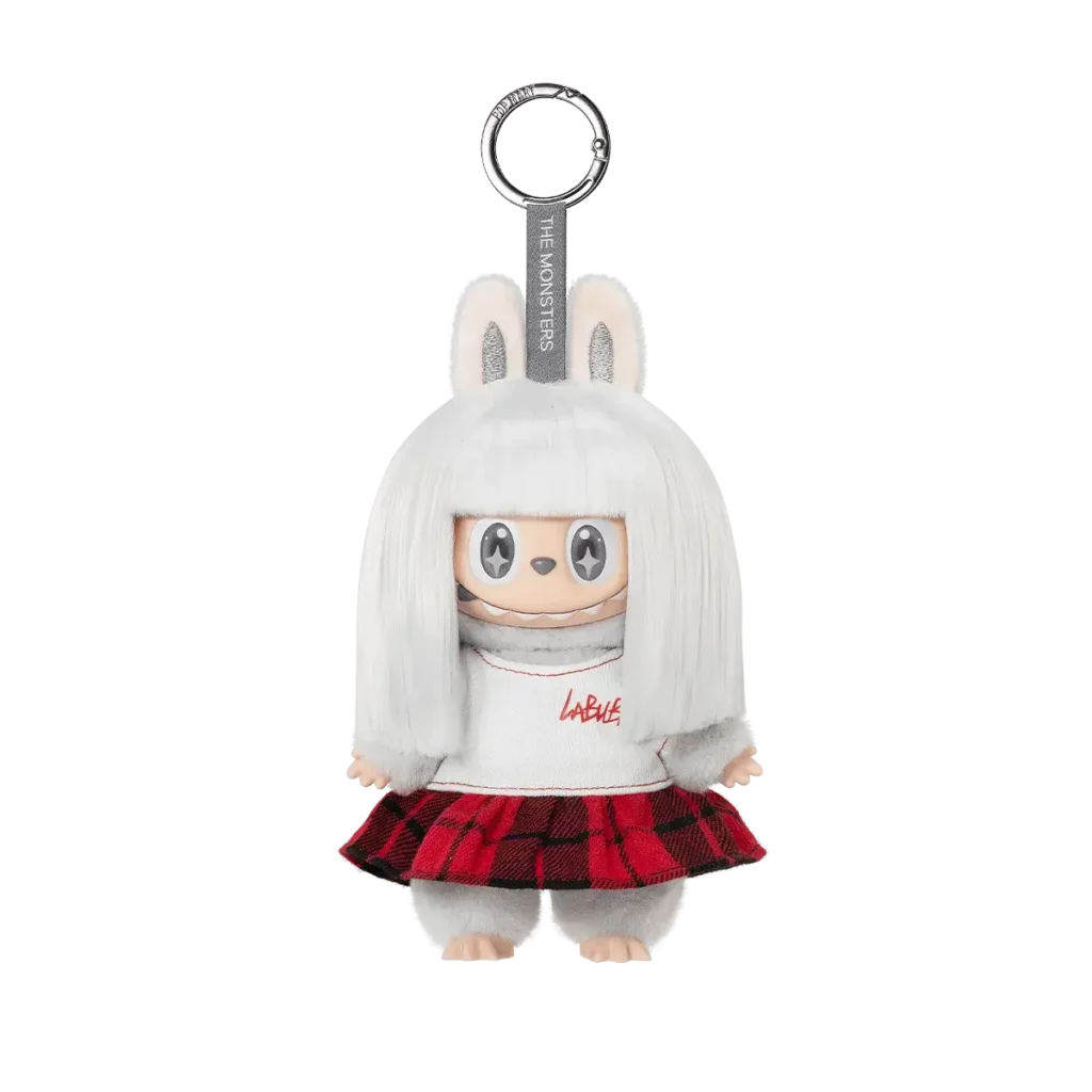 Labubu Hair Salon doll named Born Rebel in white background