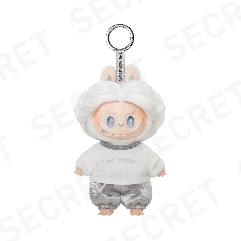 Labubu Hair Salon doll named Secret Hazy Noise in white background