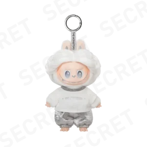 Labubu Hair Salon doll named Secret Hazy Noise in white background